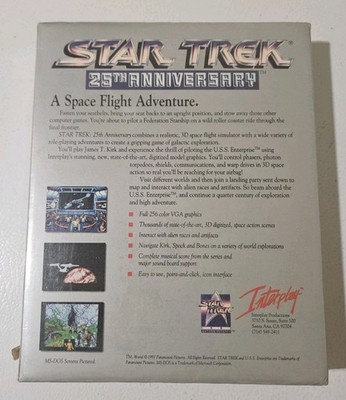 BRAND NEW Interplay Star Trek 25th Anniversary PC Factory Sealed