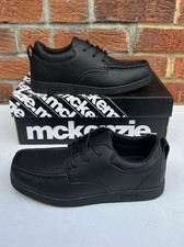 MCKENZIE BOYS BLACK PARKIN SHOES Uk size 6