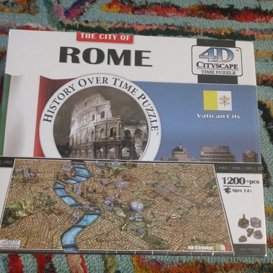 Rome 4D Cityscape Time Puzzle Vatican City 1200 pieces BRAND NEW WRAPPED - Image 2 of 4