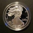 2003 W $1 American Silver Eagle In Capsule