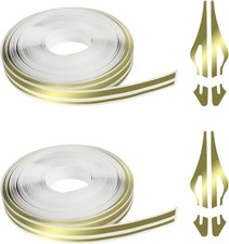 2 Rolls 32ft Car Pinstriping Tape Vinyl Pin Stripe Decal Gold 2 Rolls 32ft Car Pinstriping Tape Vinyl Pin Stripe Decal Gold
