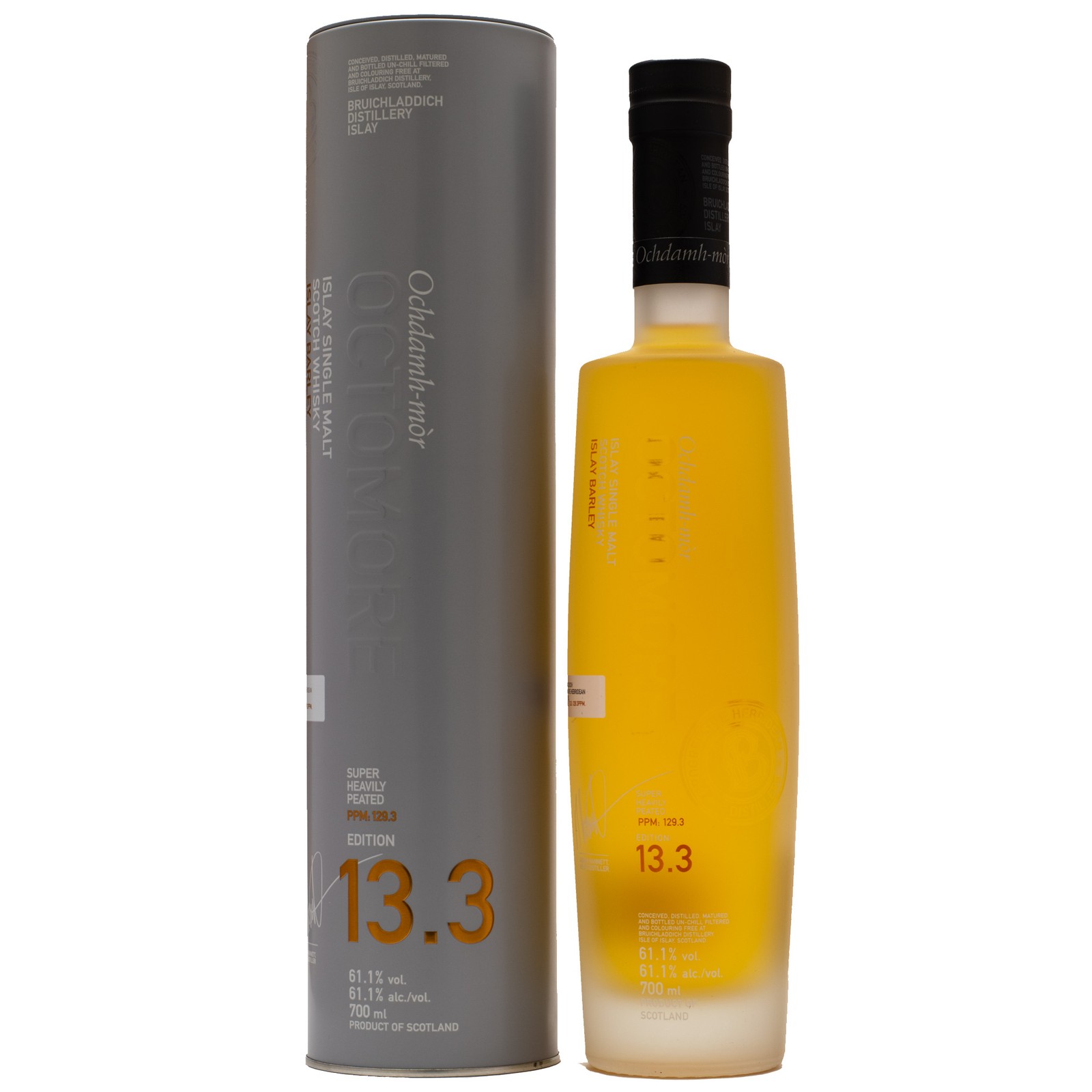 281,43€/L Octomore 13.3 - 5 Jahre 2022 Single Malt Scotch Whisky 61,1% 0,7L