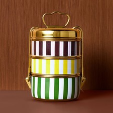 Metal Tiffin Boxes - Rosie Assoulin Multi