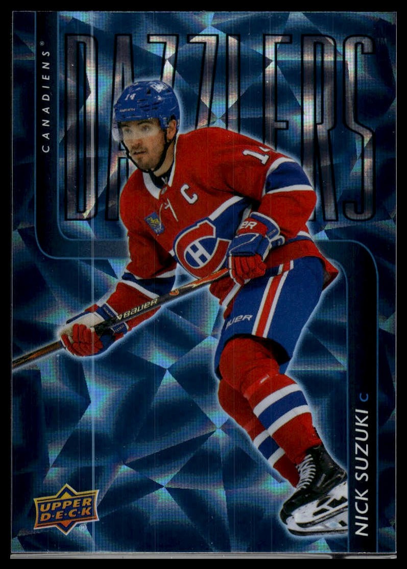 2025-26 Upper Deck #DZ-107 Nick Suzuki Dazzlers Blue