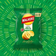 Walkers Salt & Vinegar - 18 x 70g Bags