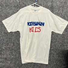 Gildan Keyspan Kids Park Brooklyn Cyclones Baseball Graphic T-Shirt Men XL White