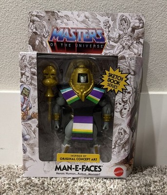 The Masters of the Universe Man-E-Faces Concept Art Sketch Book Series UNPUNCHED