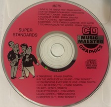 Music Maestro Karaoke CDG 6075 Super Standards Tom Jones SINATRA Dean Martin