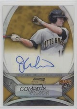 2010 Bowman Sterling Prospects Gold Refractor 7/50 Justin Wilson Auto e6q