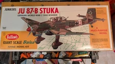 Guillow's JU 87-B Giant Scale Kit 34 1/4" Wing Span NIB