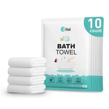 Disposable Bath Towels,Extra Large Beach Towels 30"X60", Camping Towels for T...