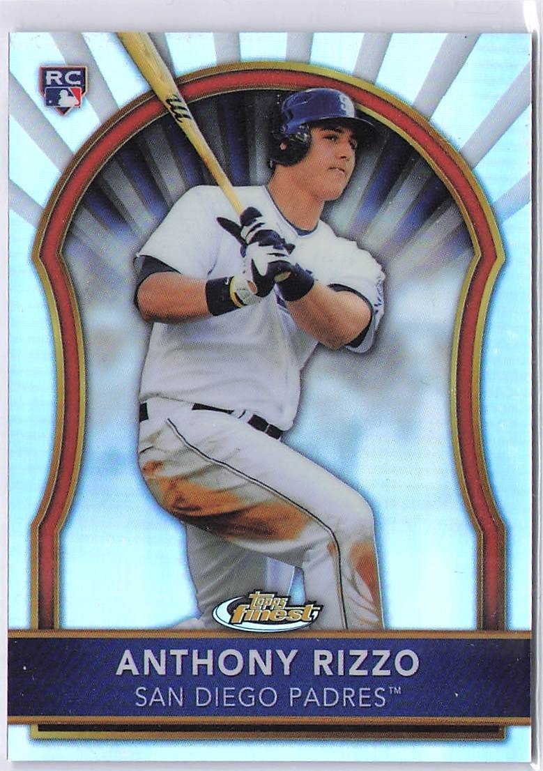 2011 Topps Finest Anthony Rizzo #97 Refractor /549 RC Padres