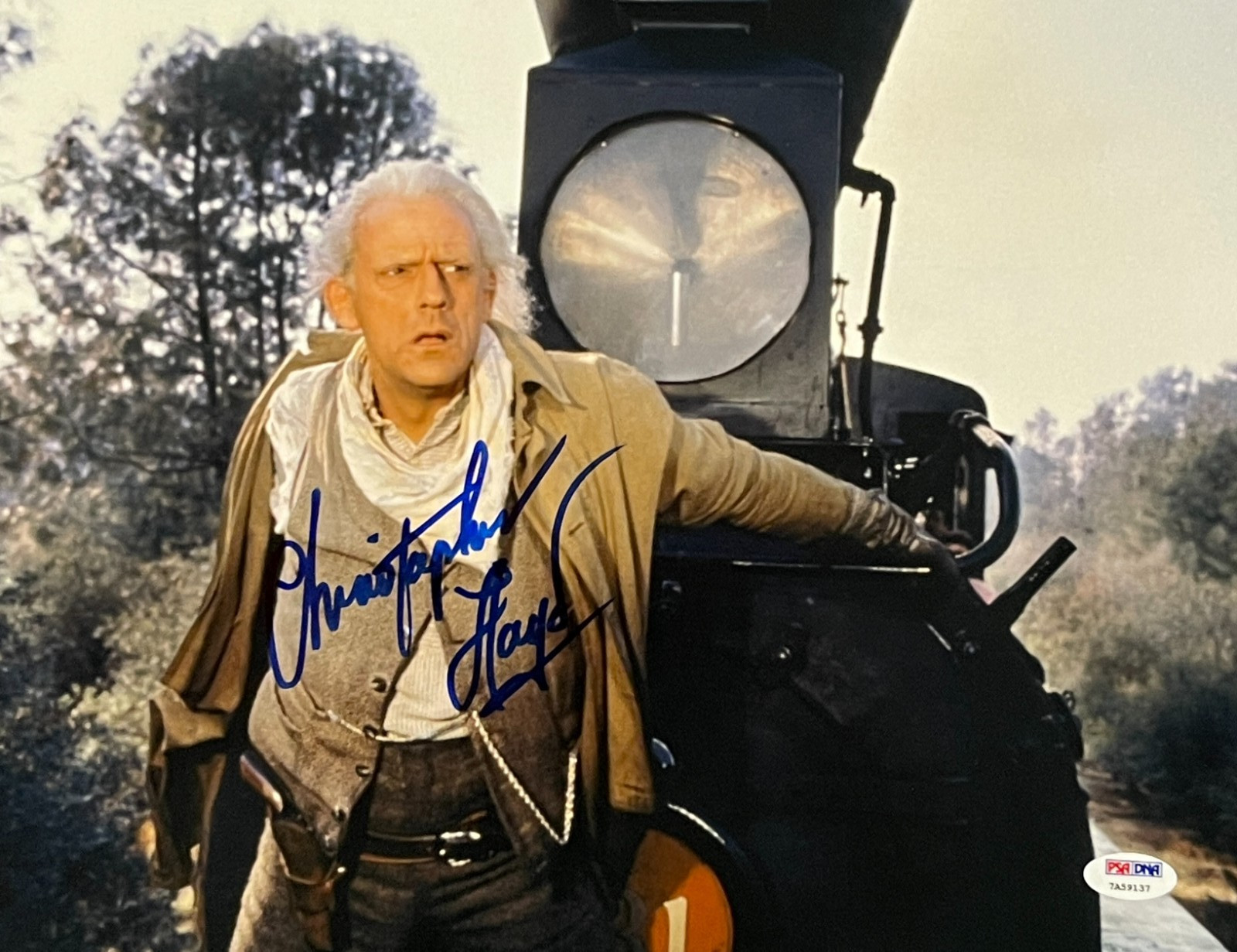 Christopher Lloyd Signed 11x14 Photo Back to the Future Autograph Proof PSA DNA