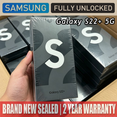 NEW Samsung Galaxy S22+ Plus 5G SM-S906U 128/256GB Factory Unlocked All Colors c