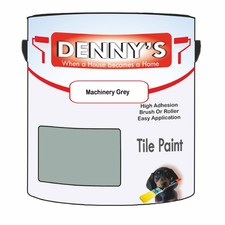 Dennys Tile Kitchen Tile Paint - Machinery Grey