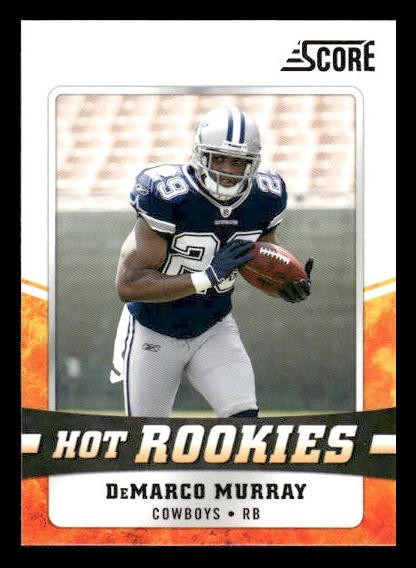 DeMarco Murray Score Hot Rookies #11 Scorecard