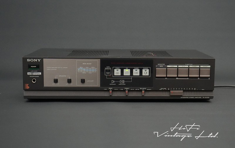 Sony TA-AX220 Stereo Integrated Amplifier ©HiFi Vintage