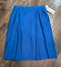 Vintage Pendleton Plus Pleated Made In USA Royalty 18w 100% Virgin Wool Skirt