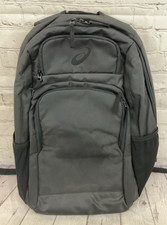 ASICS 3-Compartment 100 Polyester Backpack Grey Black OS