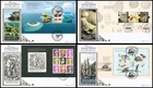 Set of 4 2009 GB Charles Darwin Prestige Pane Benham BLCS421 FDC All SHS