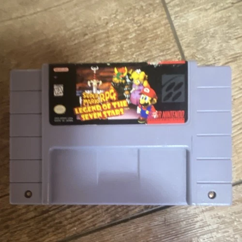 Nintendo Super Mario RPG Seven Stars SNES Role Playing Ka NTSC-U/C Cartridge