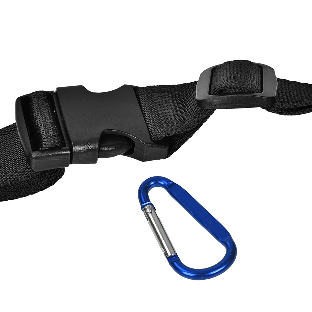 (Blue)Boat Rock Fishing Rod Pole Holder Adjustable Waist Fighting Belt Tack BL