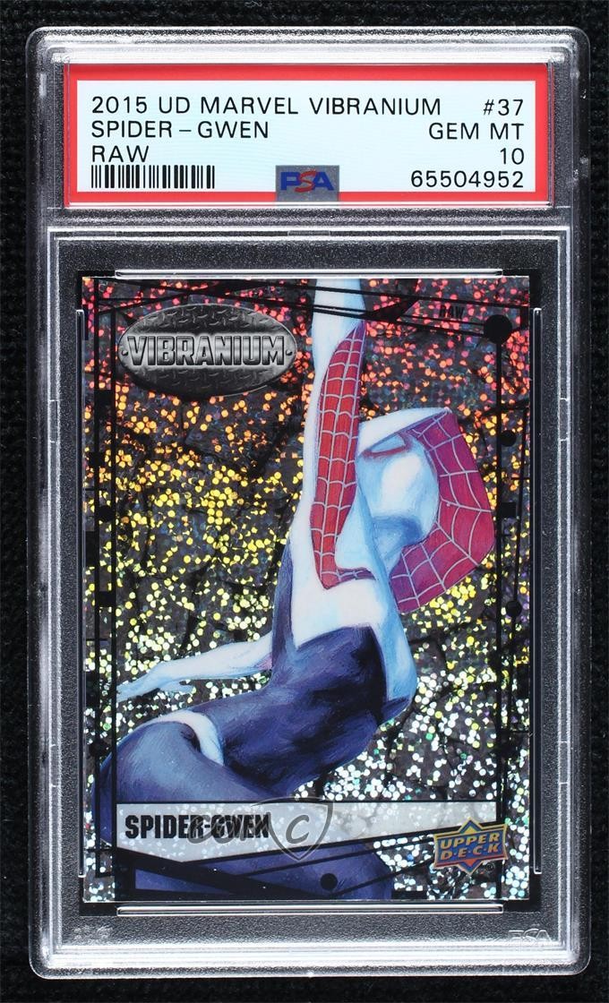 2015 Upper Deck Marvel Vibranium Raw Spider-Gwen #37 PSA 10 GEM MT 2k3