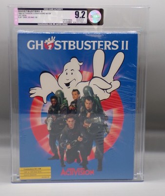 VGA 9.2 Activision GHOSTBUSTERS II Commodore 64 game SEALED mib MISB Vigo C64 !!