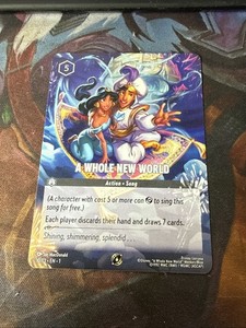 A Whole New World Lorcana | eBay
