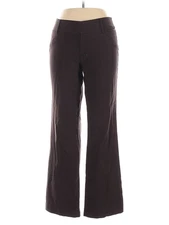 AB Studio Women Brown Dress Pants 6
