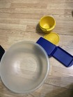 Tupperware   🥣 No Lid Storage 🥣 Yellow Blue 🧈 Dish 🆓 💝 / 🆕 Buyers Get 5% — photo 1