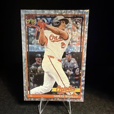 Samuel Basallo RC 2026 Topps Series 1 Crackle Foilboard #T91-20 Orioles