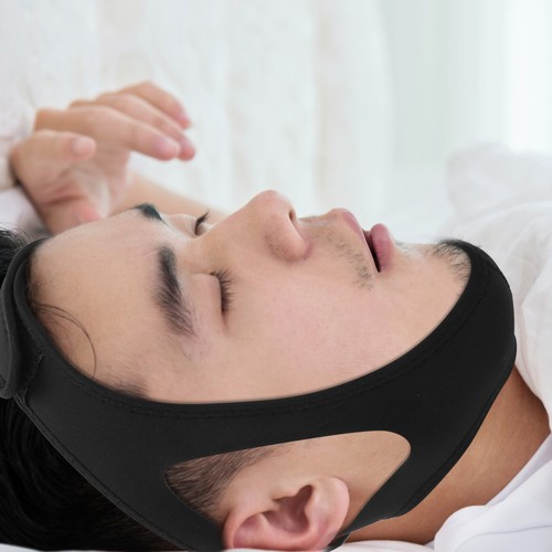 Anti Snoring Chin Strap Rubber Elastic Head Band Anti Snore Belt Device For Men - Picture 18 of 22