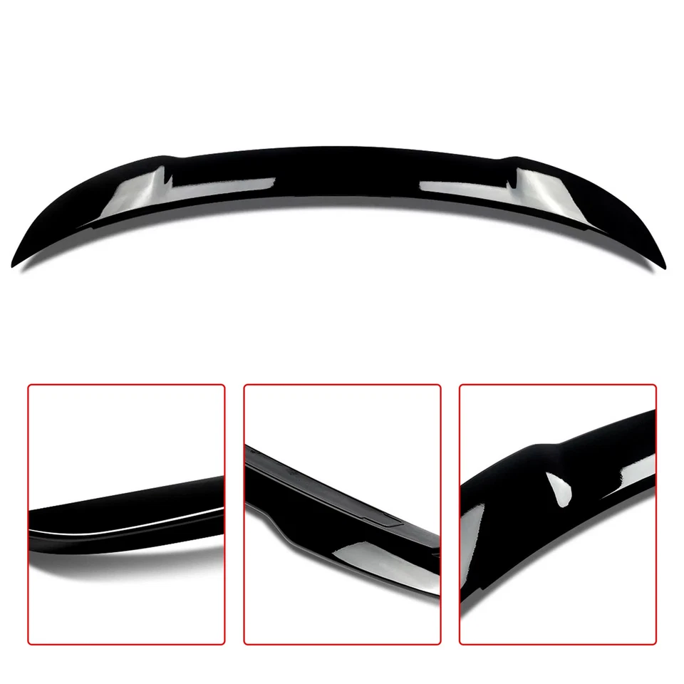 Spoiler traseiro estilo preto brilhante asa para 2011-2023 Dodge Charger SXT GT R/T - Imagem 4 de 4