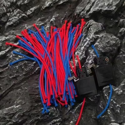 39  Red & Blue Cotton Wick with Needle for Zippo Zorro Petrol Lighters   Replace