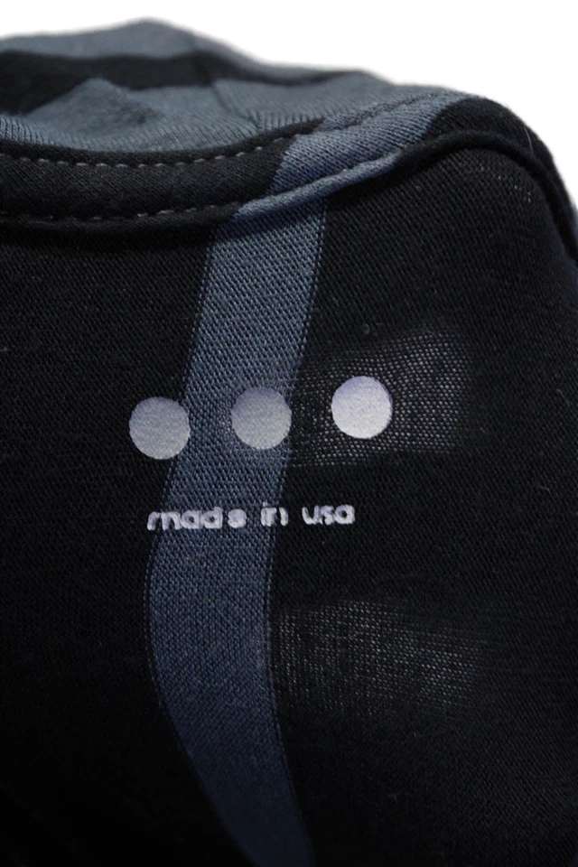 Cárdigan Suéter Top Tres Lunares Para Mujer Azul Marino Rayas Capucha Cuello Frente Abierto Talla L Foto 4 de 4