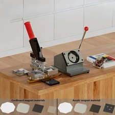 50 50mm 2.5 2.5" Square Fridge Magnet Maker Machine Paper Cutter Photo Magnetic