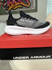 Under Armour Mens UA Nova Black White Trainer...