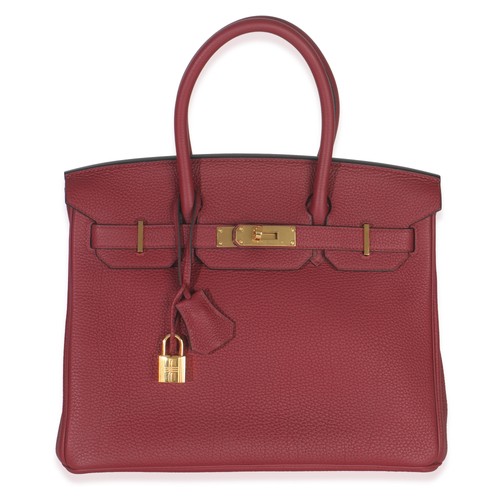 Hermès Rouge Grenat Togo Birkin 30 GHW