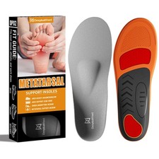 Metatarsalgia Support Insoles with Built-In Metatarsal Pad for Men Women, Sho...