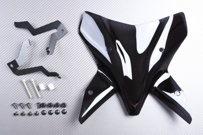 Bulle moto noire KTM 1390 Superduke R saute-vent polycarbonate 2024 2025