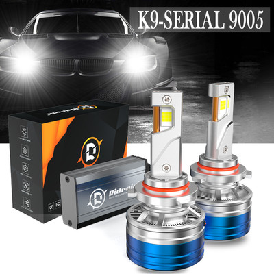 RIDROID 9005 HB3 Canbus LED Headlight Bulb Conversion Kit High Beam White 6500K