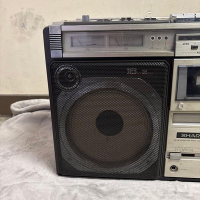 SHARP GF-555S Boombox Radio Cassette APSS Japan Collector | eBay