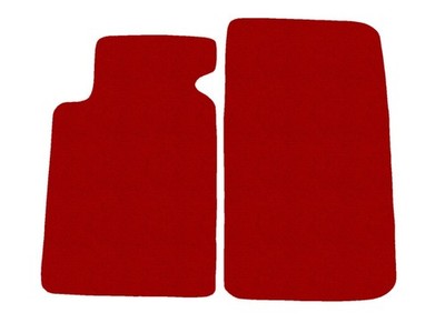 Basic Fußmatten, Autoteppiche für Mercedes SLK R170 roadster 1996-2004 vorne Rot