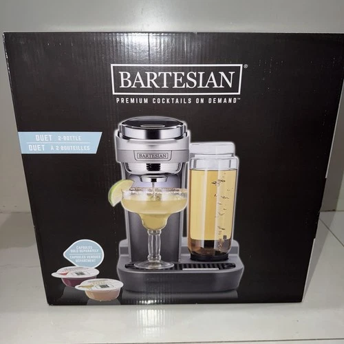 New BARTESIAN DUET 55310 Premium Cocktail Machine! Drinks On Demand