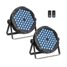 Battery Powered Stage Par Lights: RGB Color Mixing - Remote  DMX Control for...