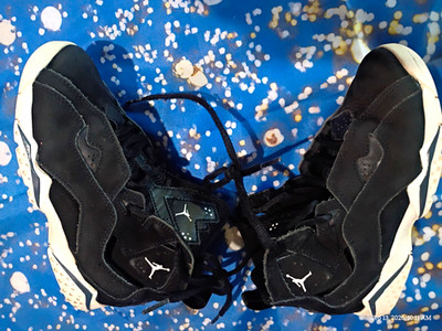 Nike Air Jordan True Flight PS 13C Black Anthracite Kids Shoes 343796-050