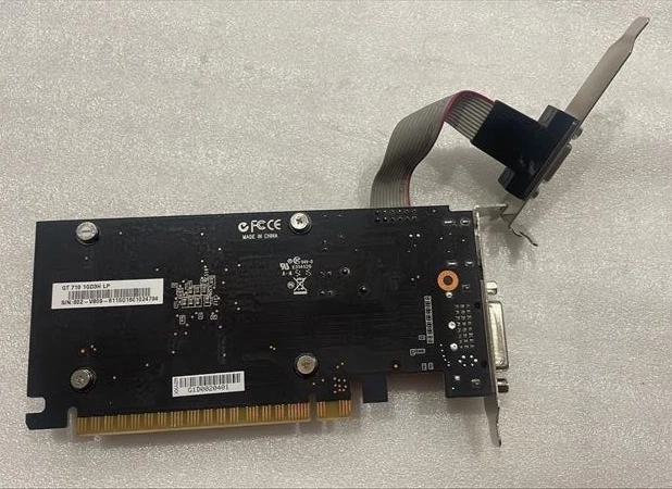 MSI NVIDIA GeForce GT710 1GB DDR3 PCIe Video Graphics Card GT710 1GD3H LP - Image 2 of 4