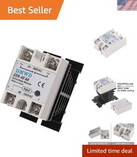 Solid State Relay AC to AC 80-250V Input 24-380V Output 40A with Heat Sink