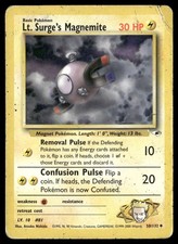 Lt. Surge's Magnemite 50/132 Uncommon Gym Heroes Pokemon DMG on eBay